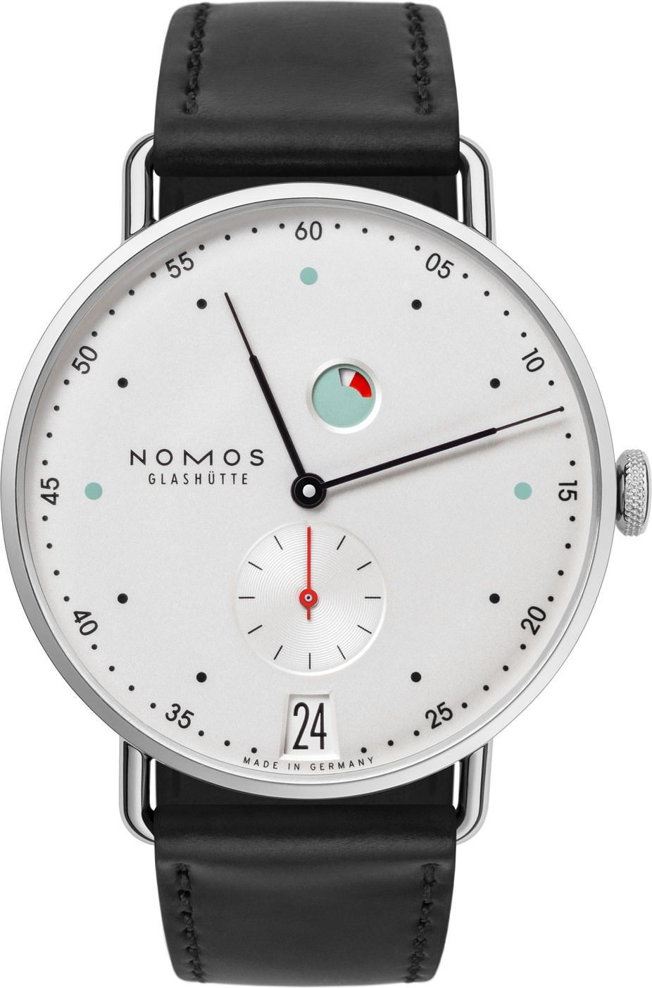 Nomos Glashutte  37 mm Watch in Silver Dial For Men - 1