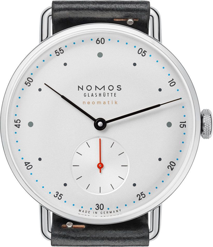 Nomos Glashutte Metro  White Dial 35 mm Automatic Watch For Unisex - 1
