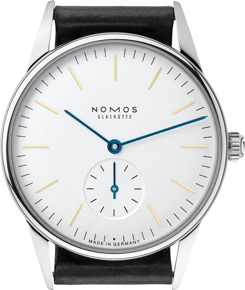 Nomos Glashutte Orion  Silver Dial 35 mm Manual Winding Watch For Unisex - 1