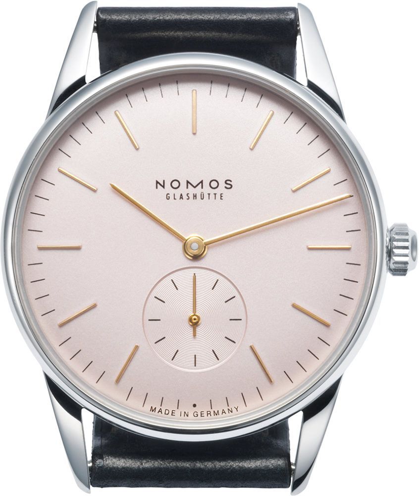 Nomos Glashutte Orion  Pink Dial 35 mm Manual Winding Watch For Women - 1