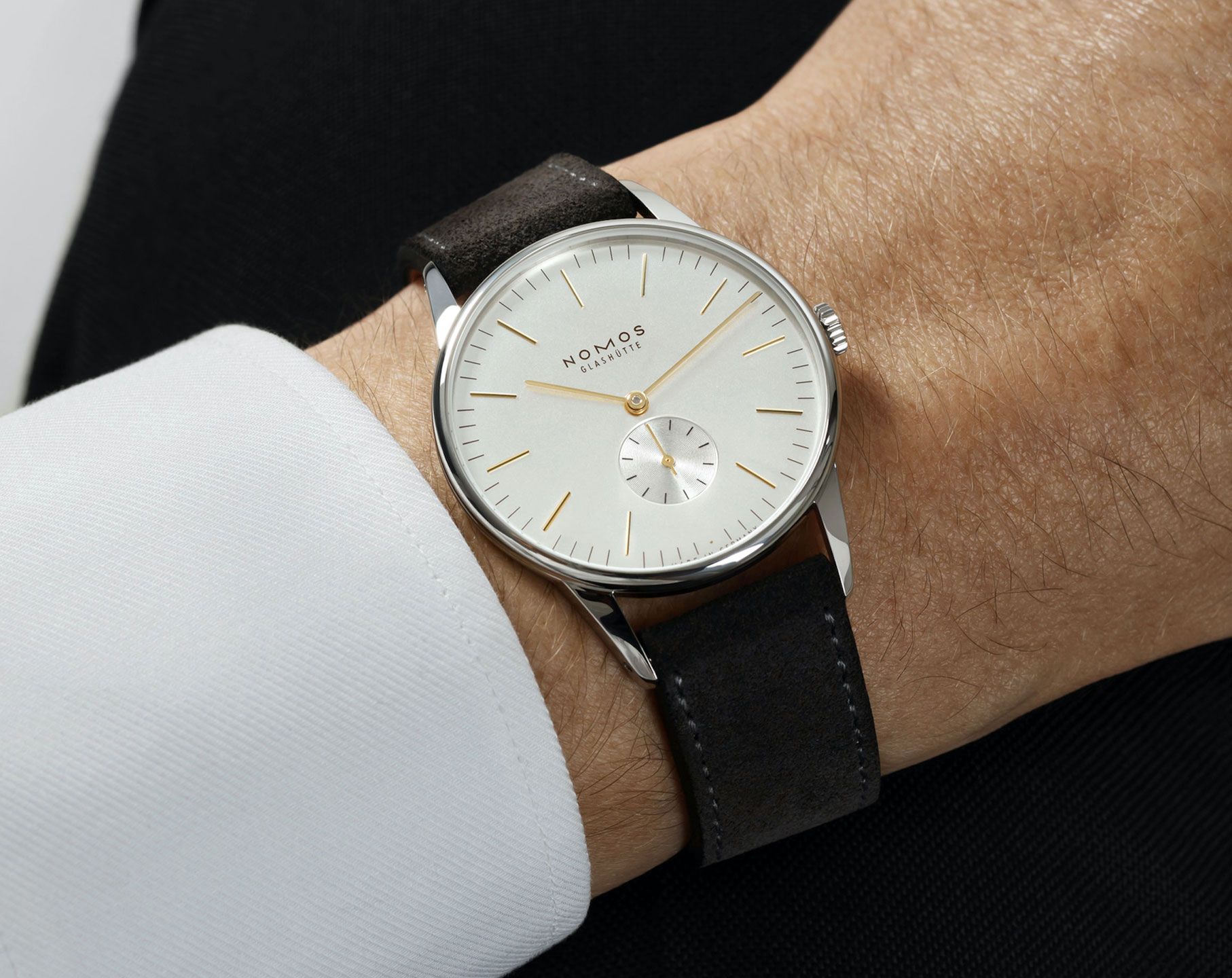 Wrist Nomos 380 Nomos Watches Nomos Orion 38 Date 380 Nomos