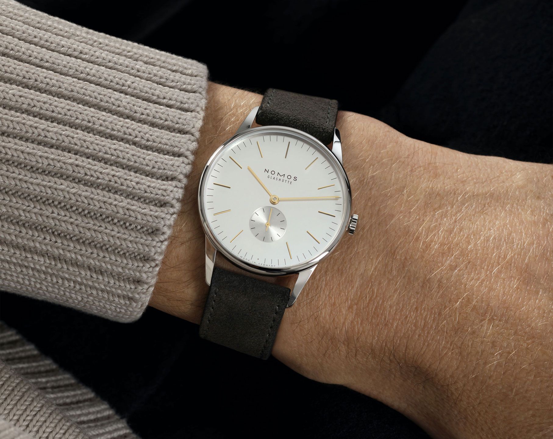 Nomos Glashutte Orion Manual Winding Watch 379