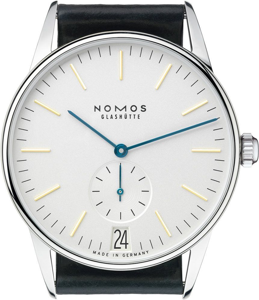 Nomos Glashutte Orion  Silver Dial 38 mm Manual Winding Watch For Men - 1