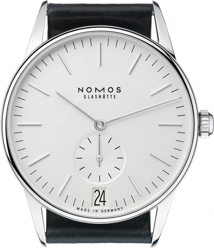 Nomos Glashutte Orion  Silver Dial 38 mm Manual Winding Watch For Men - 1