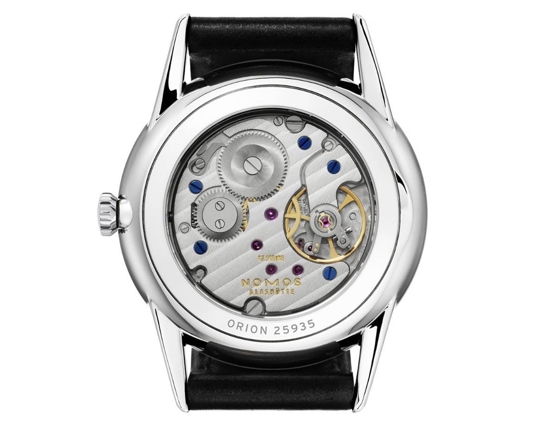 Nomos Glashutte Orion  Silver Dial 38 mm Manual Winding Watch For Unisex - 2