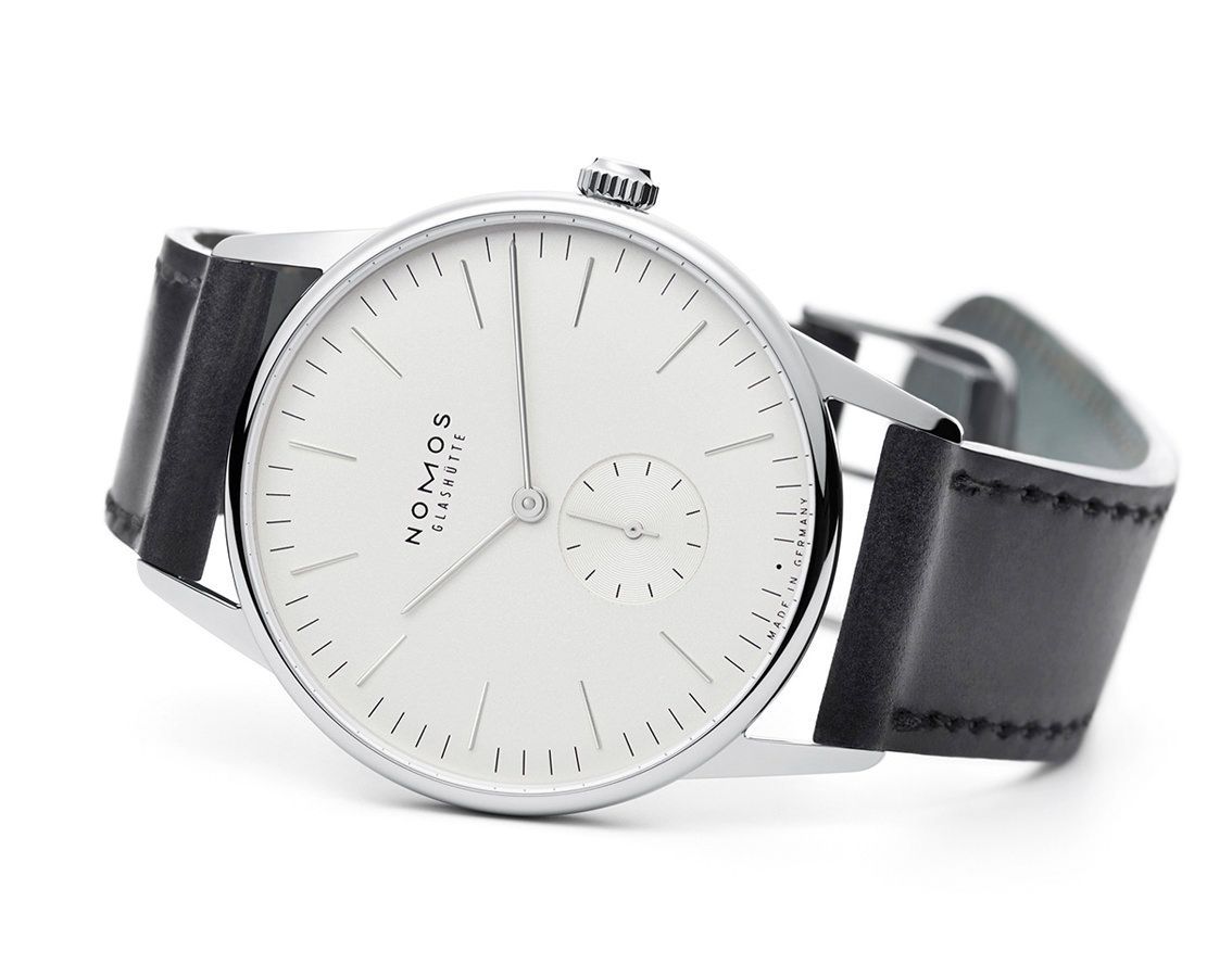 Nomos Glashutte Orion  Silver Dial 38 mm Manual Winding Watch For Unisex - 3