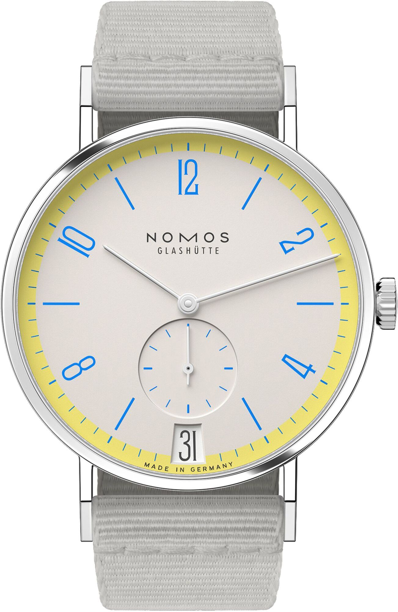 Nomos Glashutte Tangente  Cream Dial 37.5 mm Manual Winding Watch For Women - 1