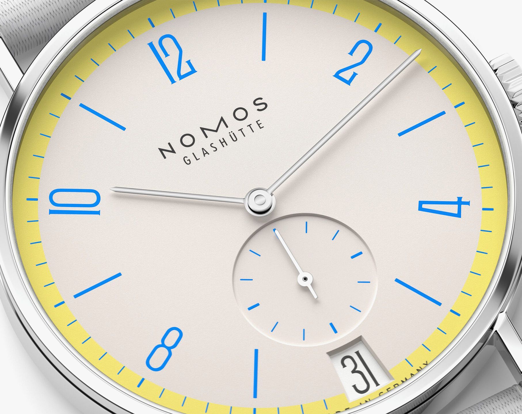 Nomos Glashutte Tangente  Cream Dial 37.5 mm Manual Winding Watch For Women - 4