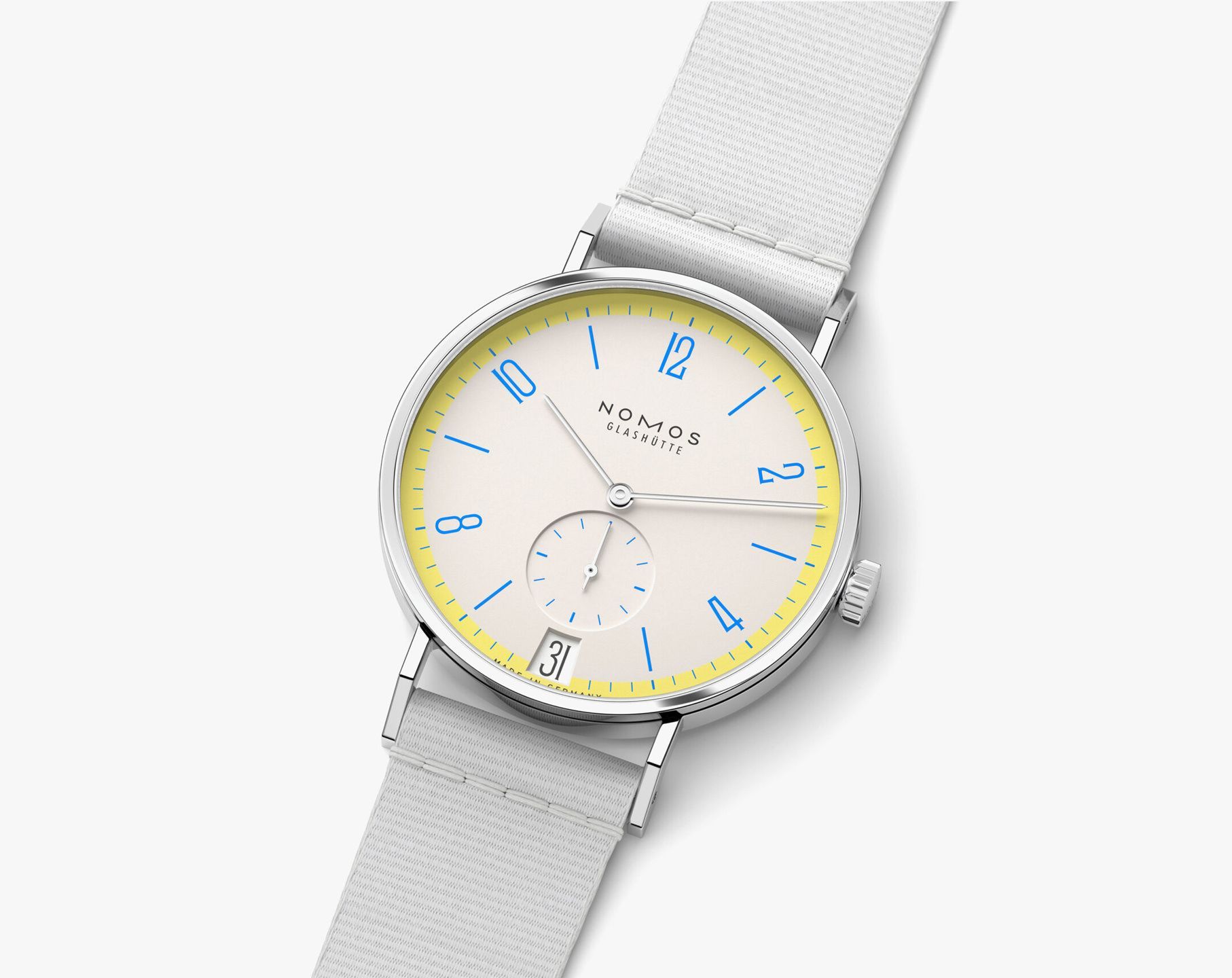 Nomos Glashutte Tangente  Cream Dial 37.5 mm Manual Winding Watch For Women - 7