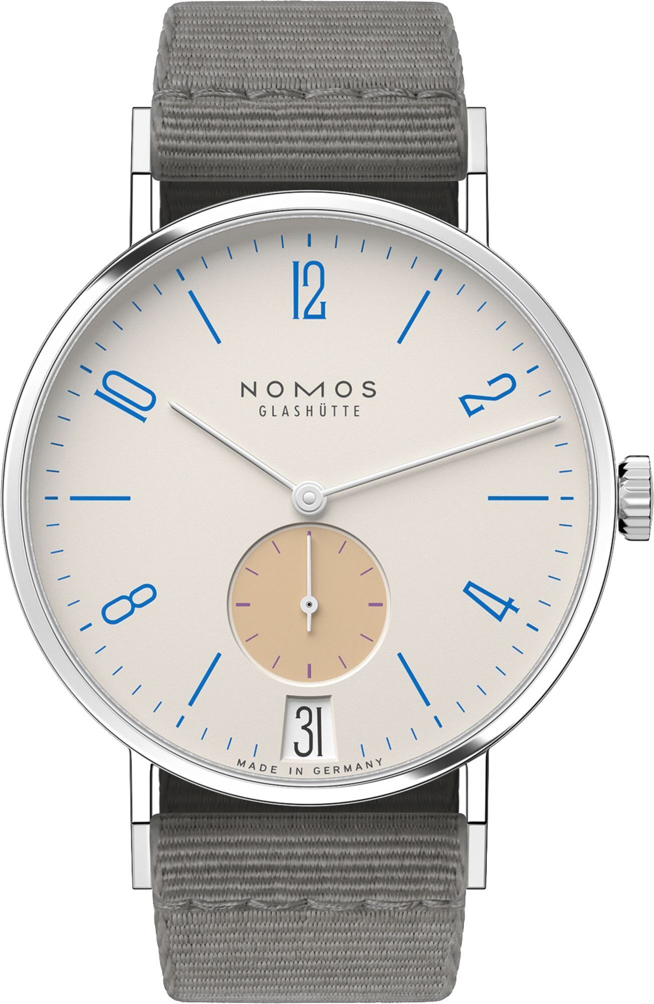 Nomos Glashutte Tangente  Cream Dial 37.5 mm Manual Winding Watch For Men - 1