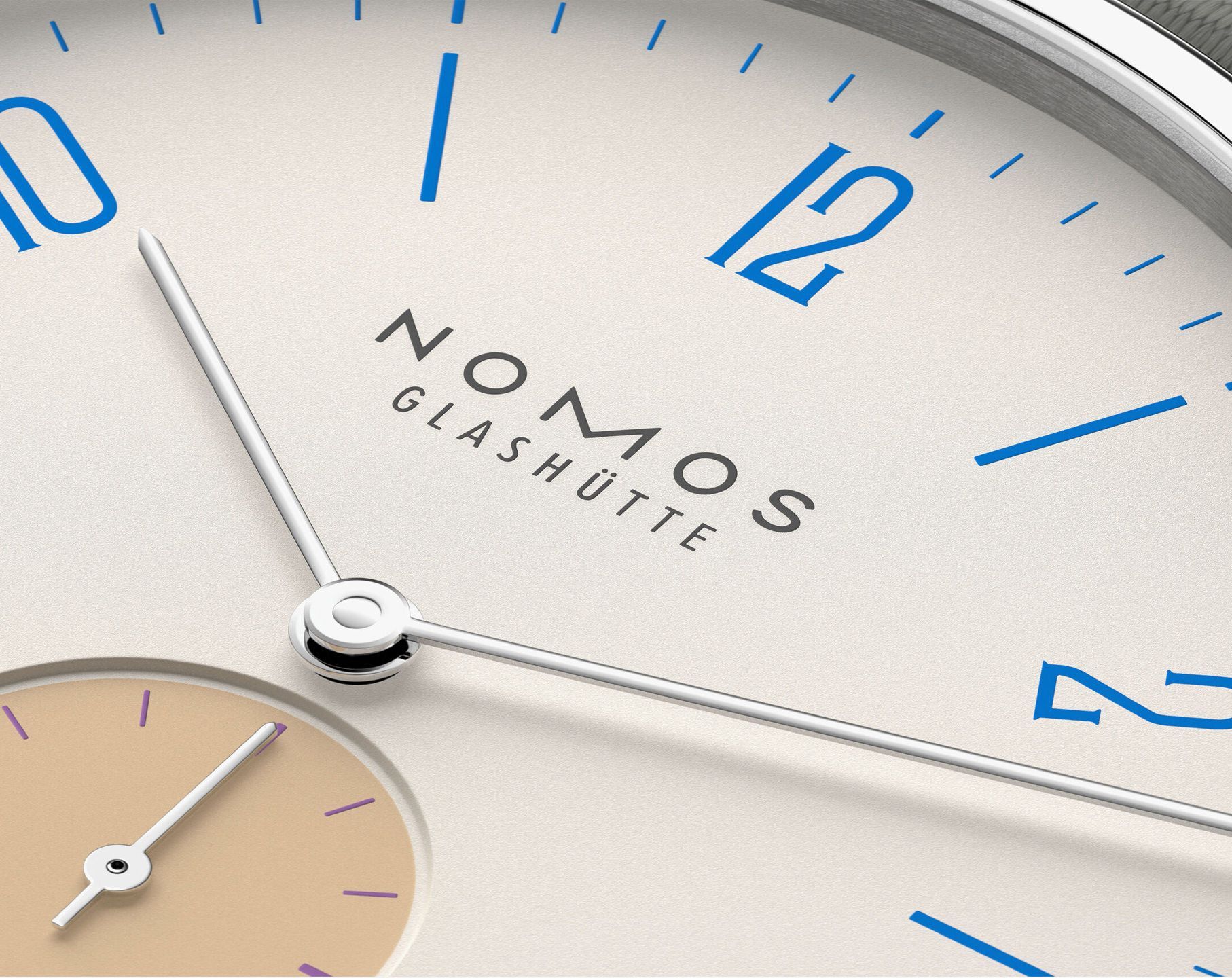 Nomos Glashutte Tangente  Cream Dial 37.5 mm Manual Winding Watch For Men - 5