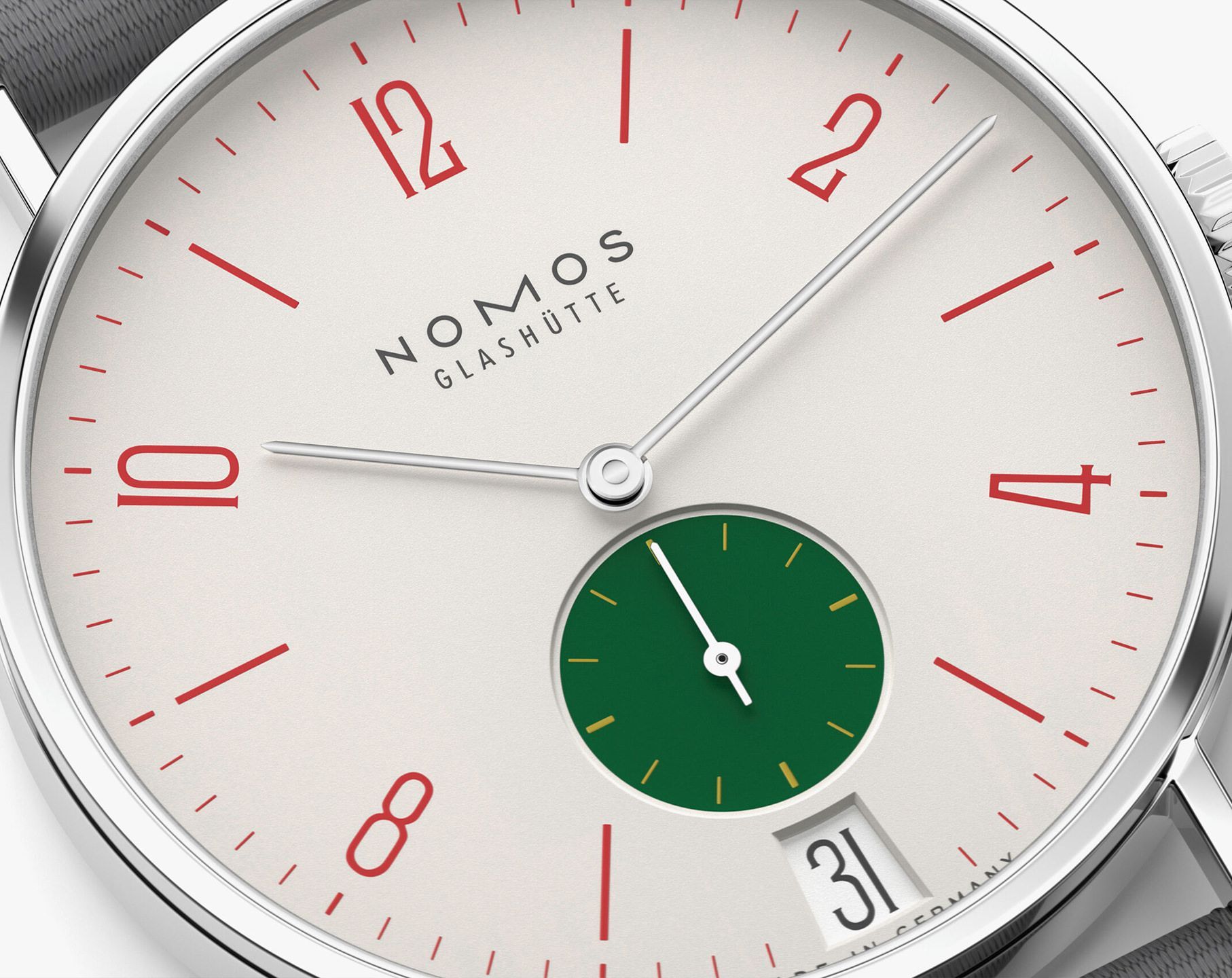 Nomos Glashutte Tangente  Cream Dial 37.5 mm Manual Winding Watch For Women - 4