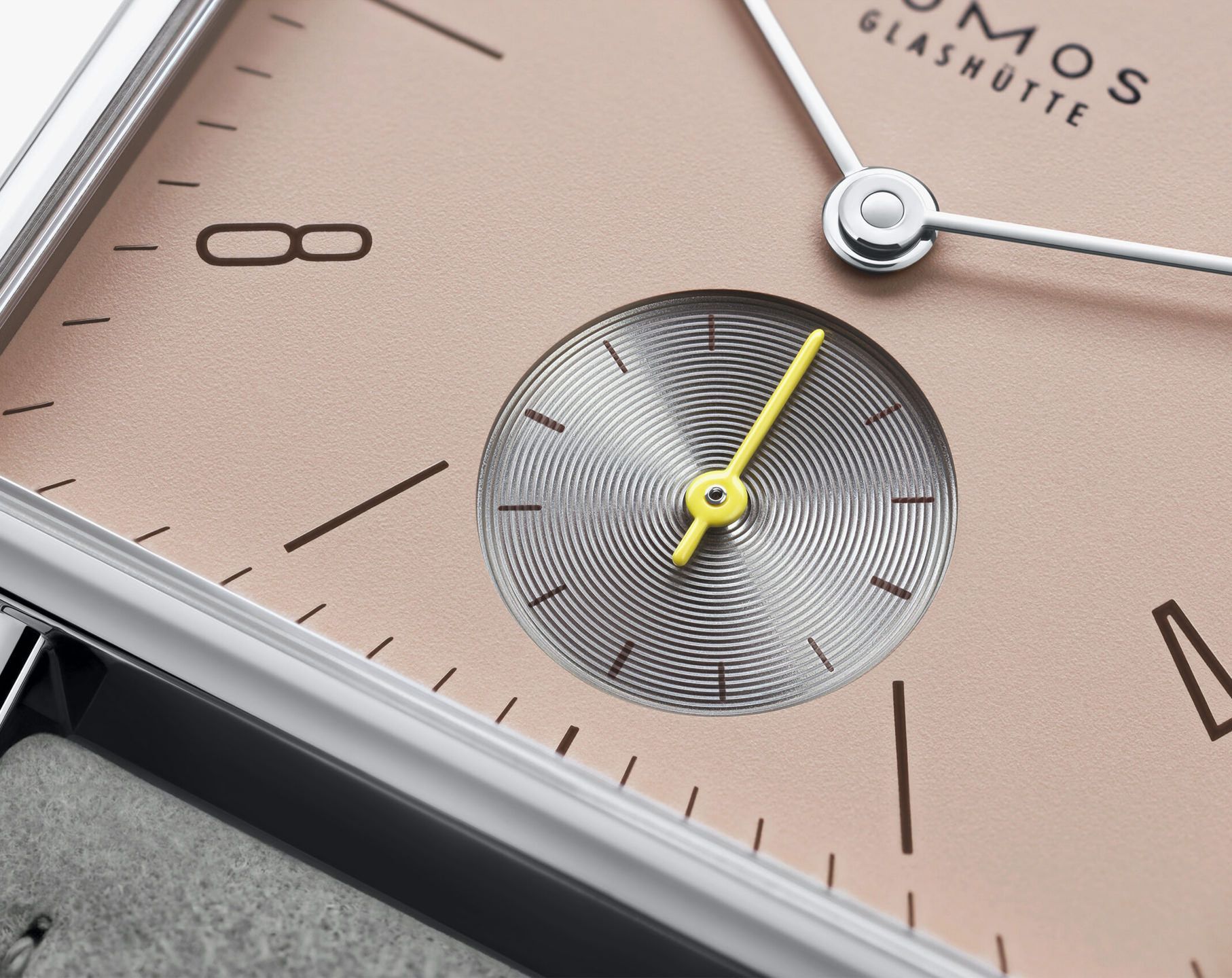 Nomos Glashutte Tetra  Beige Dial 29.5 mm Manual Winding Watch For Unisex - 6