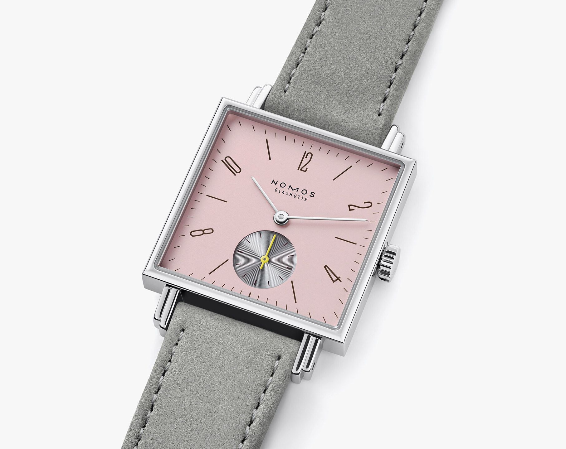 Nomos Glashutte Tetra  Pink Dial 29.5 mm Manual Winding Watch For Unisex - 4