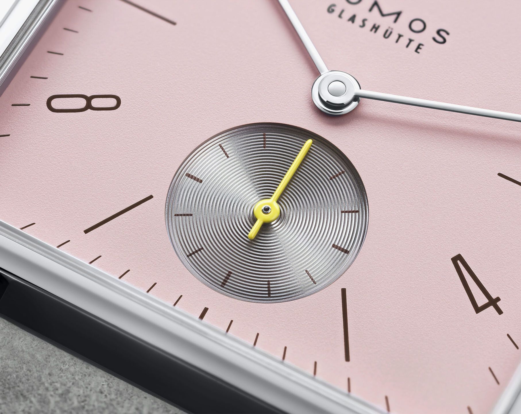Nomos Glashutte Tetra  Pink Dial 29.5 mm Manual Winding Watch For Unisex - 5