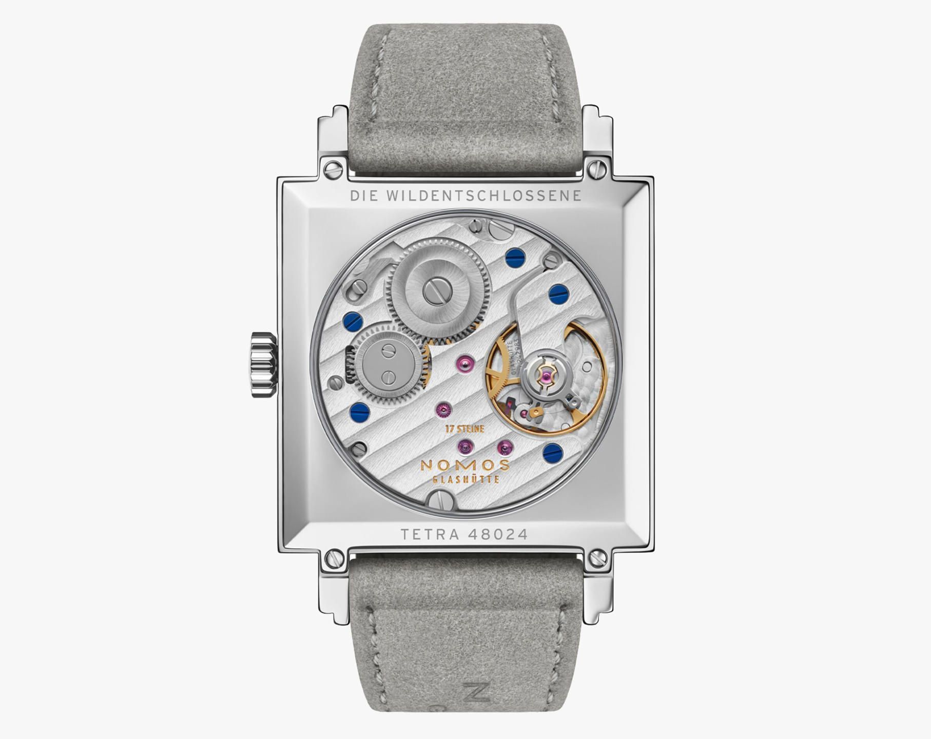 Nomos Glashutte Tetra  Silver Dial 29.5 mm Manual Winding Watch For Unisex - 2