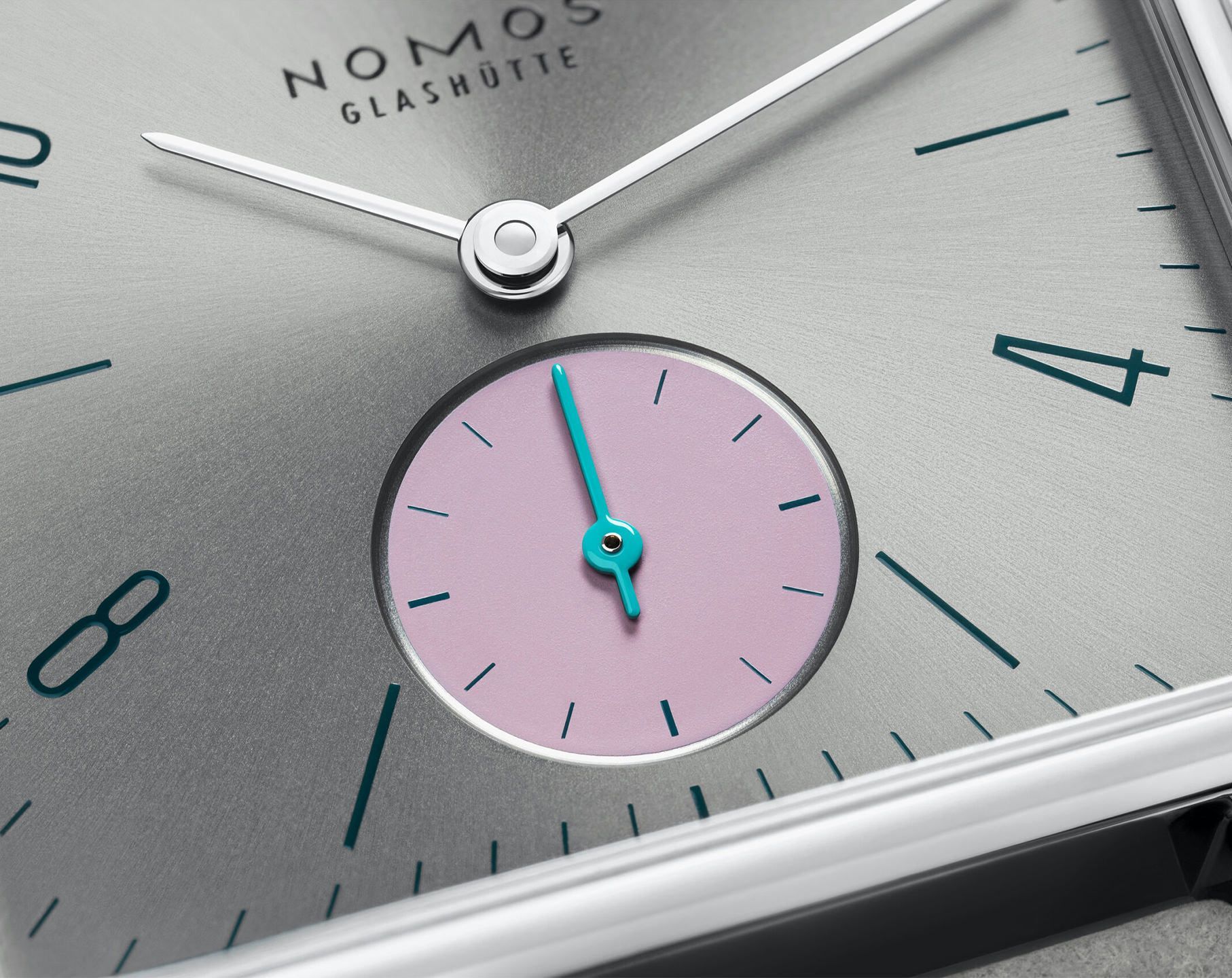 Nomos Glashutte Tetra  Silver Dial 29.5 mm Manual Winding Watch For Unisex - 5