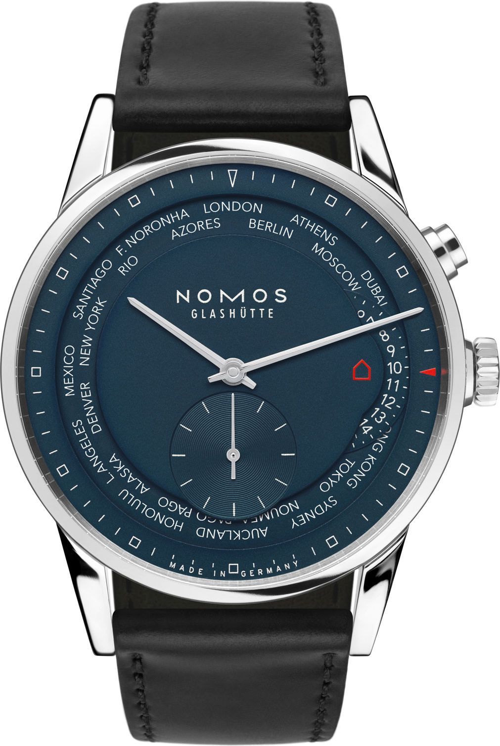 Nomos Glashutte  39.9 mm Watch in Blue Dial For Men - 1