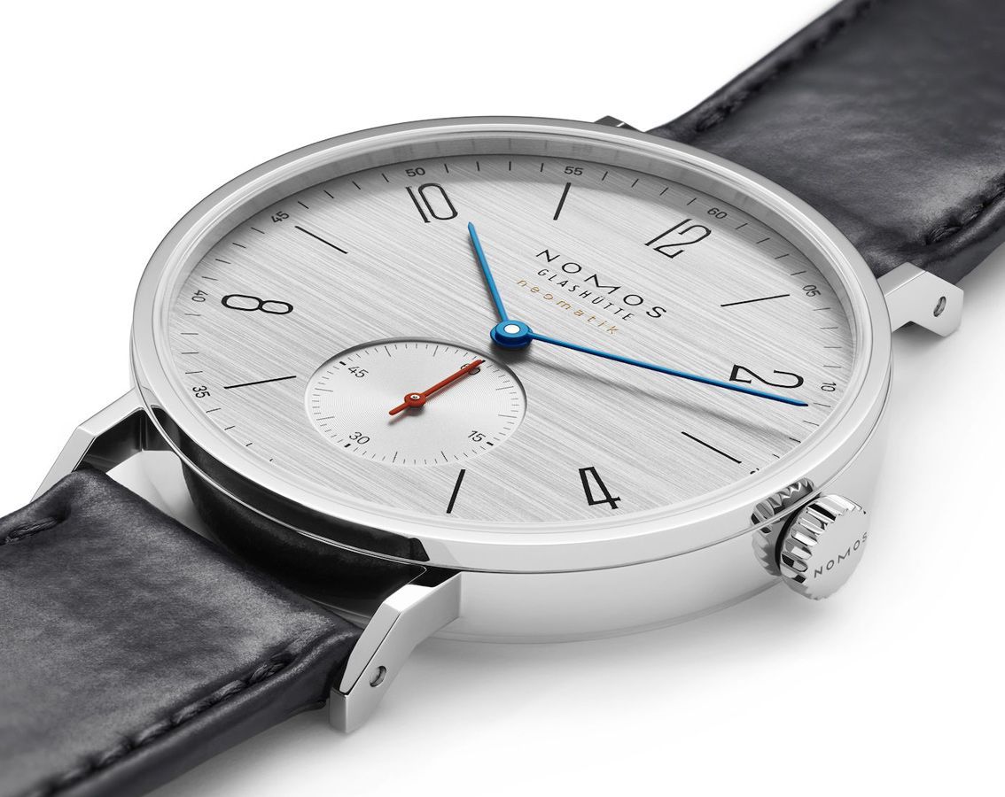 Nomos Glashutte Tangente  Silver Dial 38.5 mm Automatic Watch For Men - 5