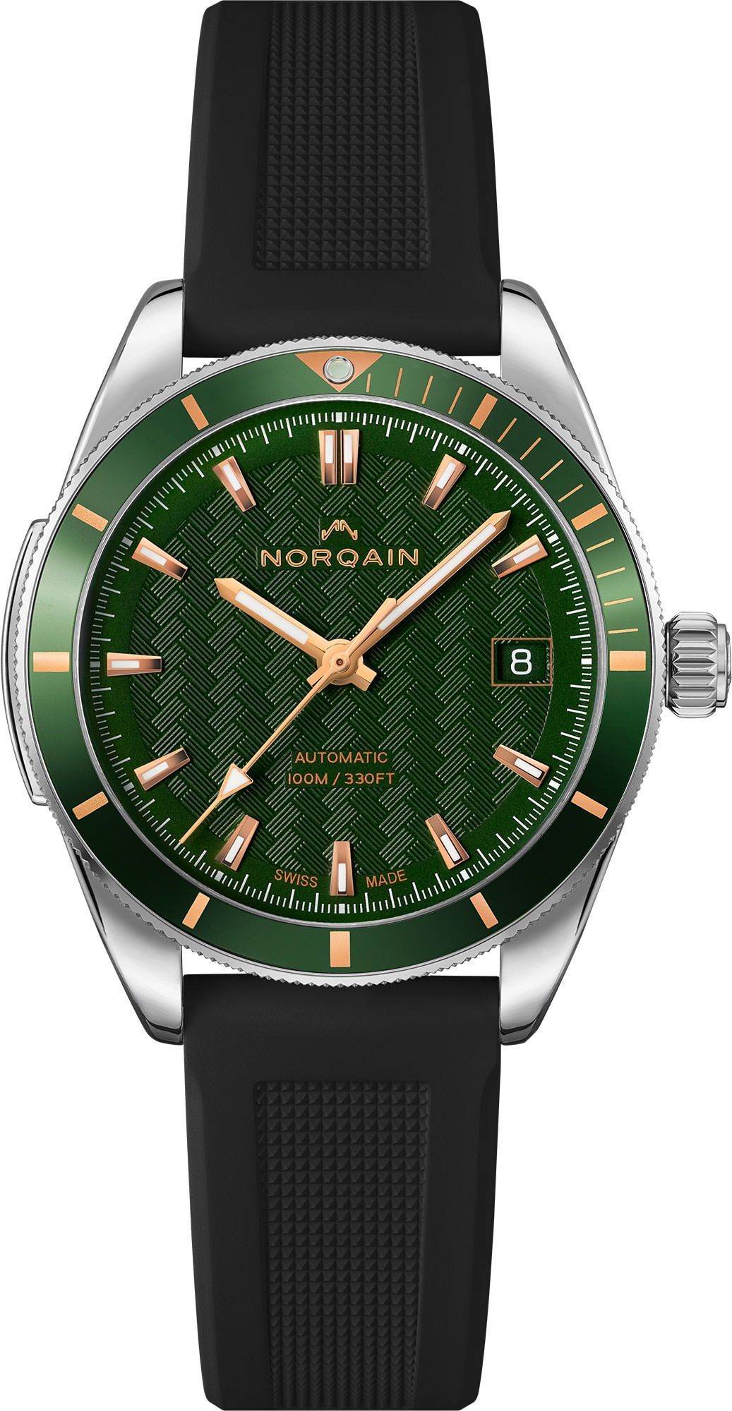 NORQAIN Adventure Adventure Sport Green Dial 37 mm Automatic Watch For Women - 1