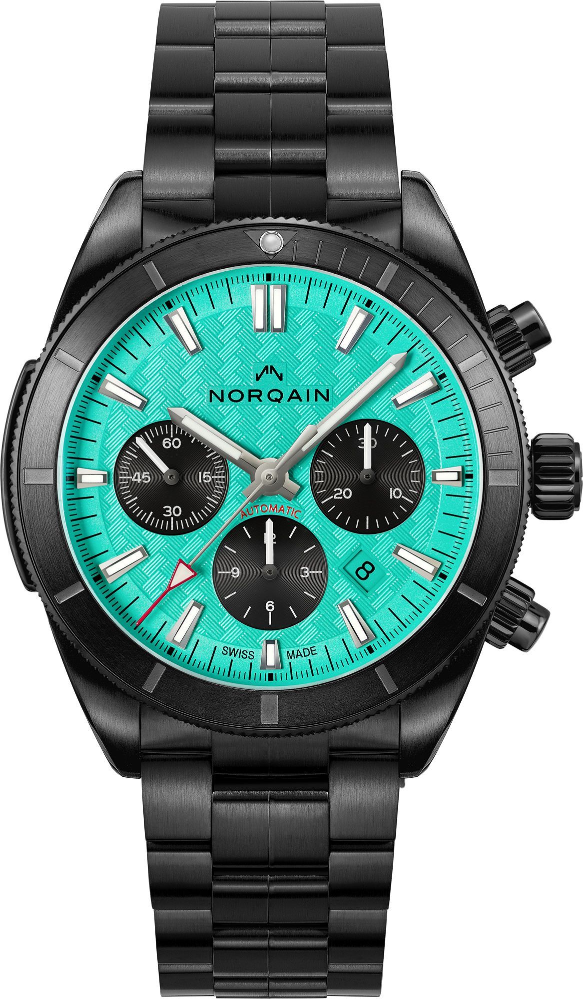 NORQAIN Adventure Adventure Sport Chrono Turquoise Dial 44 mm Automatic Watch For Men - 1