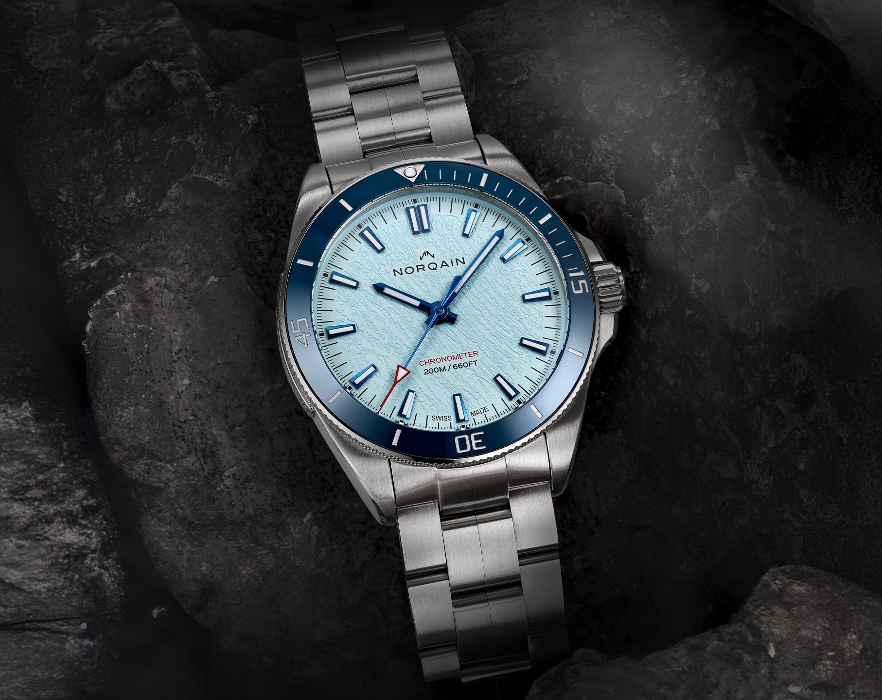 NORQAIN Adventure Adventure Neverest Blue Dial 40 mm Automatic Watch For Men - 2