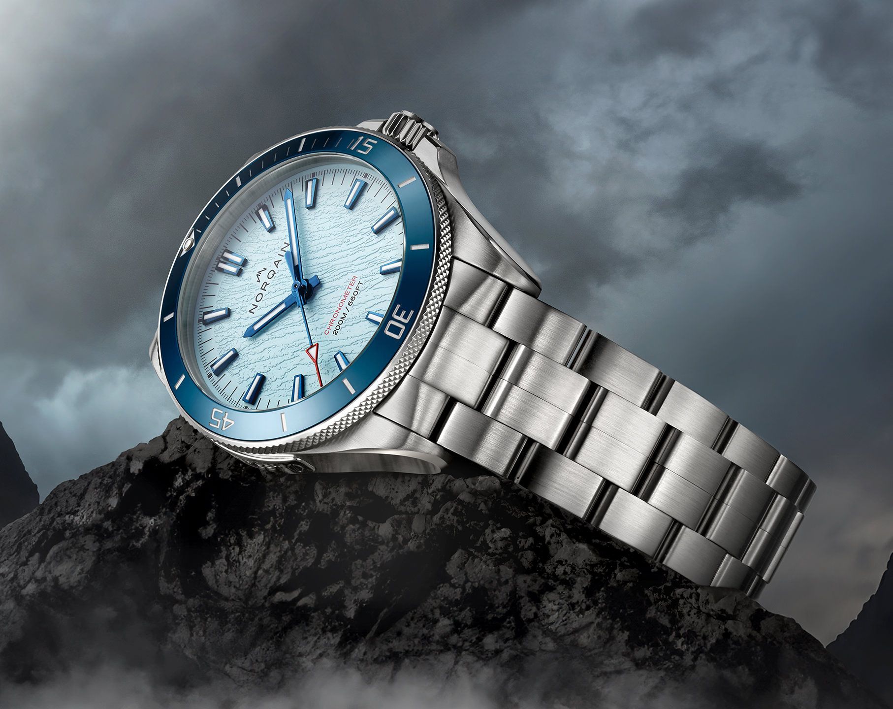 NORQAIN Adventure Adventure Neverest Blue Dial 40 mm Automatic Watch For Men - 3