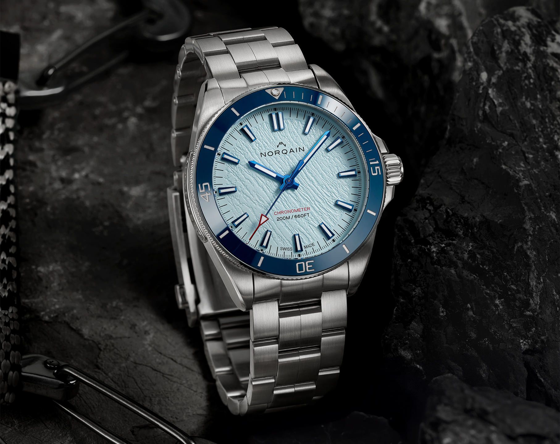 NORQAIN Adventure Adventure Neverest Blue Dial 40 mm Automatic Watch For Men - 4