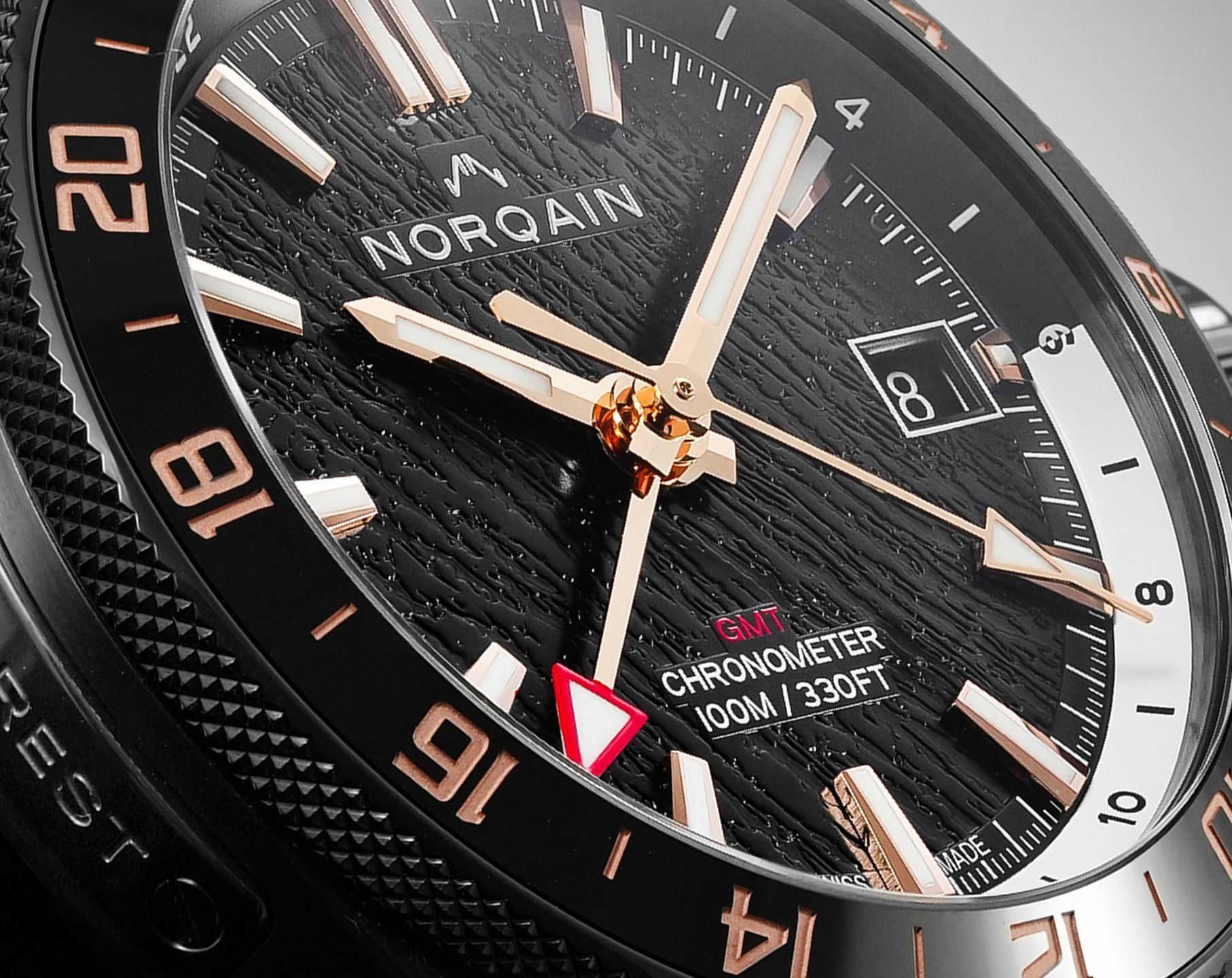 NORQAIN Adventure Adventure Neverest GMT Black Dial 41 mm Automatic Watch For Men - 5
