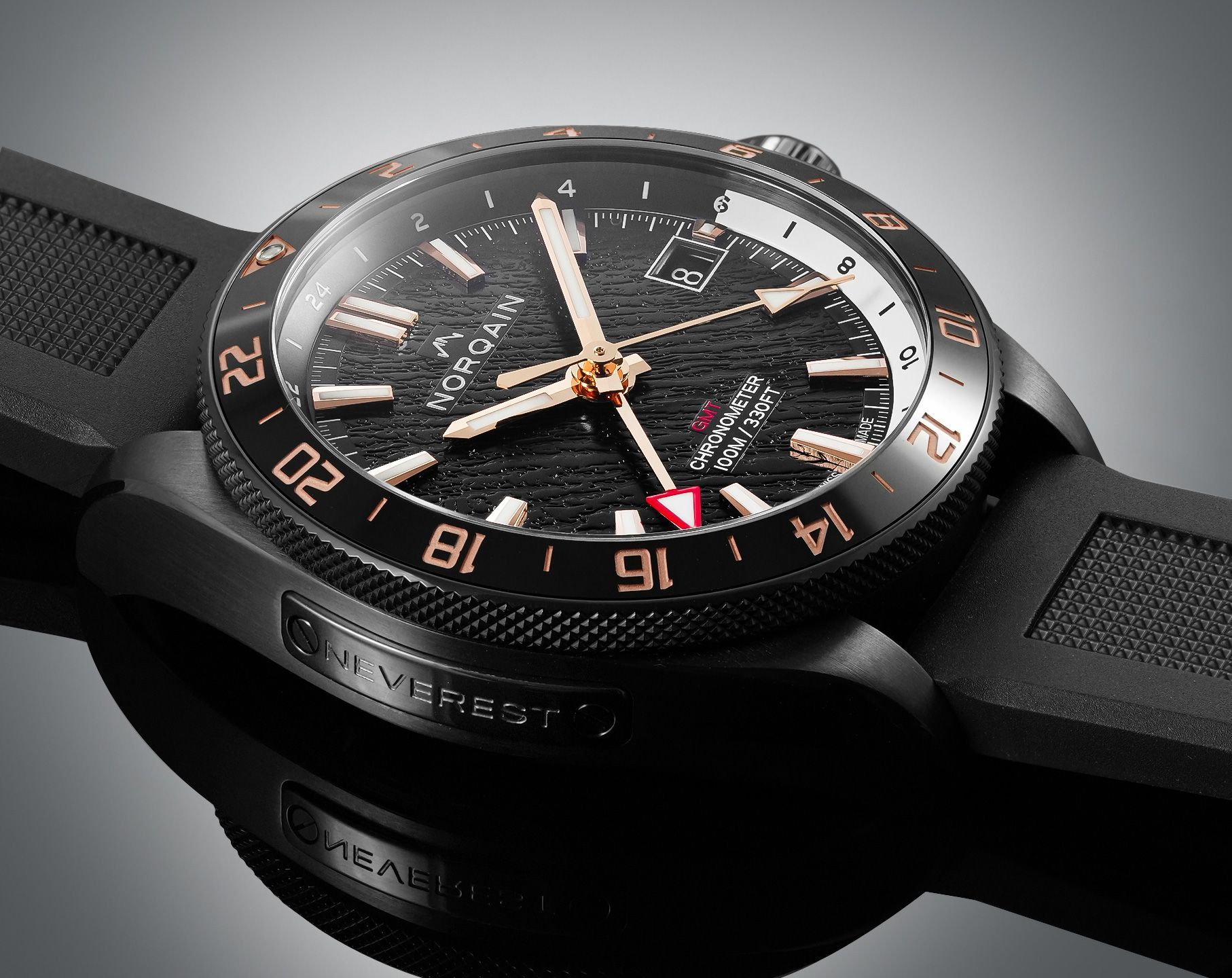 NORQAIN Adventure Adventure Neverest GMT Black Dial 41 mm Automatic Watch For Men - 7