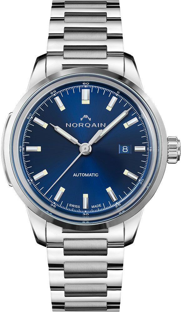 NORQAIN Freedom Freedom 60 Blue Dial 42 mm Automatic Watch For Men - 1