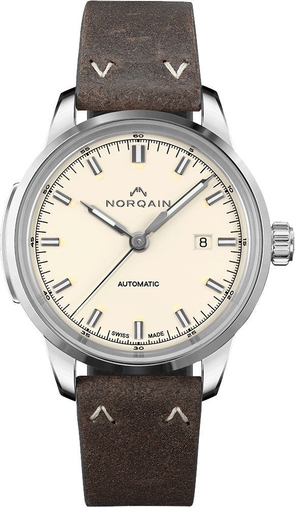 NORQAIN Freedom Freedom 60 Cream Dial 42 mm Automatic Watch For Men - 1