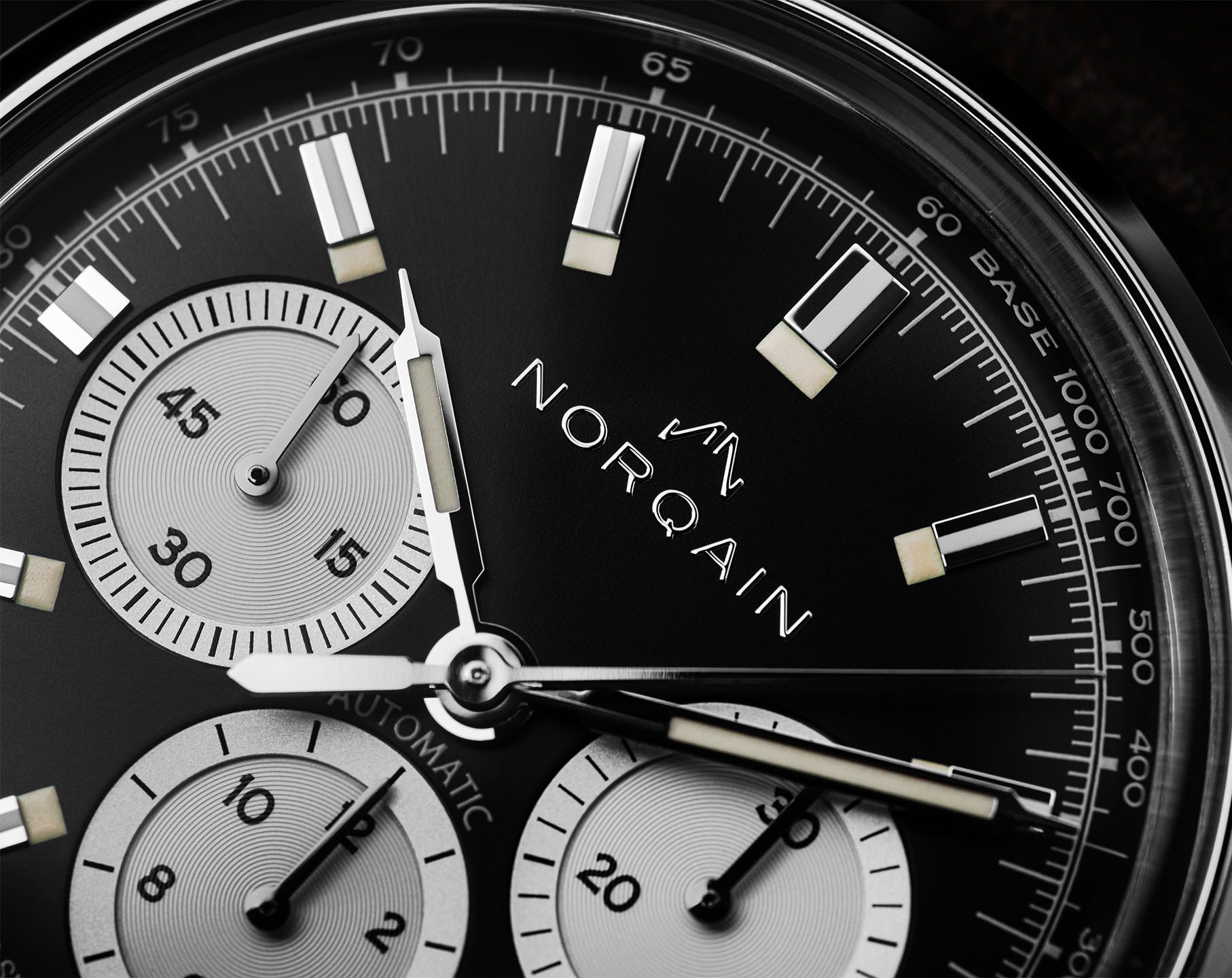 NORQAIN Freedom Freedom 60 Chrono Black Dial 43 mm Automatic Watch For Men - 4