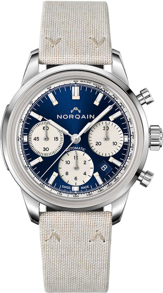 NORQAIN Freedom Freedom 60 Chrono Blue Dial 40 mm Automatic Watch For Men - 1