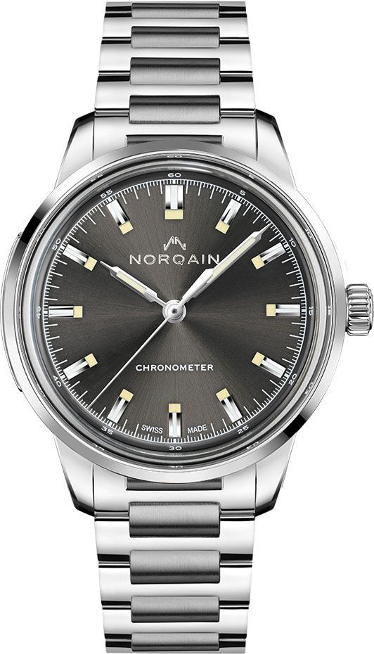 NORQAIN Freedom Freedom 60 Anthracite Dial 39 mm Automatic Watch For Men - 1