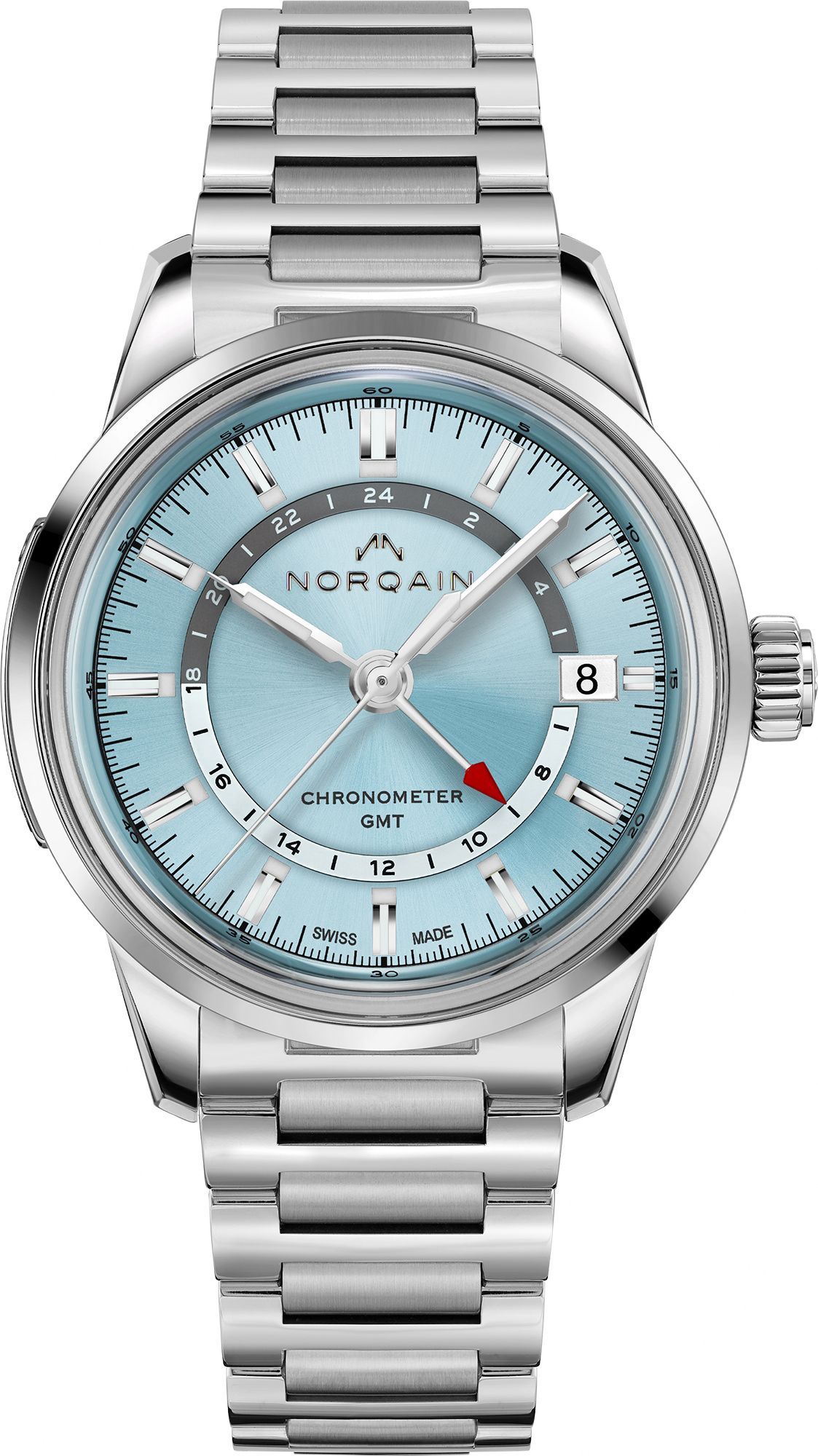 NORQAIN Freedom Freedom 60 GMT Blue Dial 40 mm Automatic Watch For Men - 1