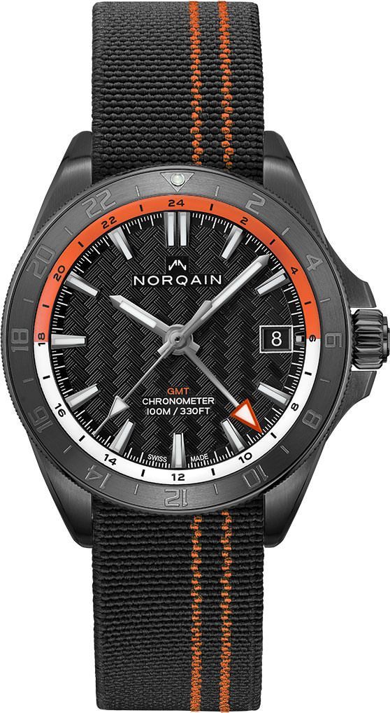 NORQAIN Adventure Adventure Neverest GMT Black Dial 41 mm Automatic Watch For Men - 1