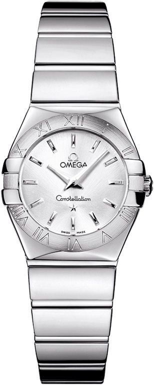 Omega  24 mm Watch in Silver Dial For Women - 1