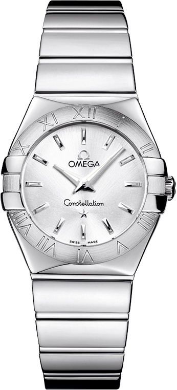 Omega  27 mm Watch in Silver Dial For Women - 1