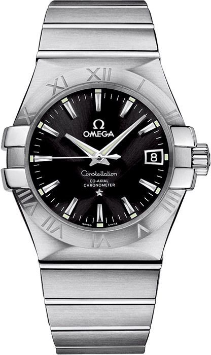 Omega Constellation  Black Dial 35 mm Automatic Watch For Men - 1