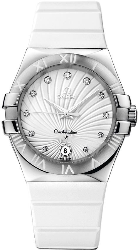 Omega  35 mm Watch in White Dial For Women - 1