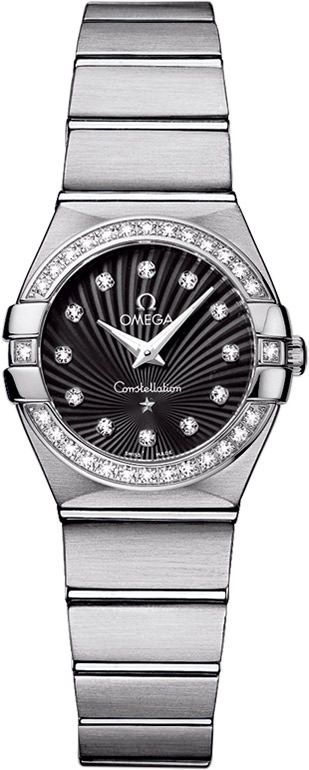 Omega  24 mm Watch in Black Dial For Women - 1