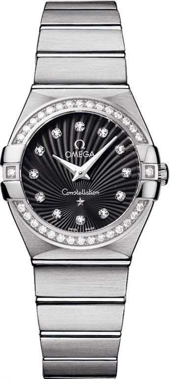 Omega Constellation Constellation Black Dial 27 mm Quartz Watch For Women - 1
