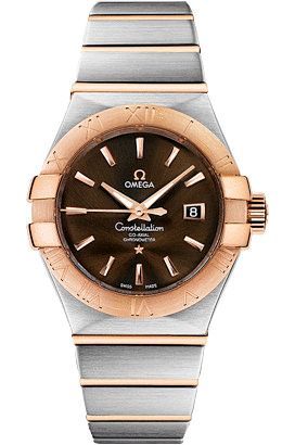 Omega Constellation  Brown Dial 31 mm Automatic Watch For Women - 1