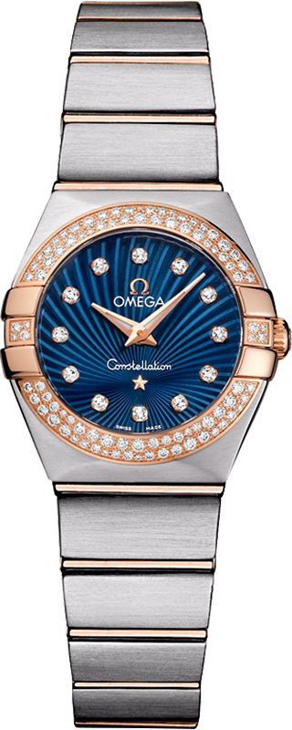 Omega  24 mm Watch in Blue Dial For Women - 1