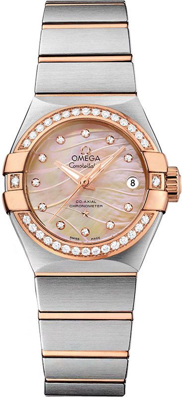 Omega Constellation  MOP Dial 27 mm Automatic Watch For Women - 1