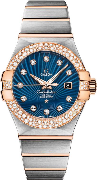 Omega  31 mm Watch in Blue Dial For Women - 1