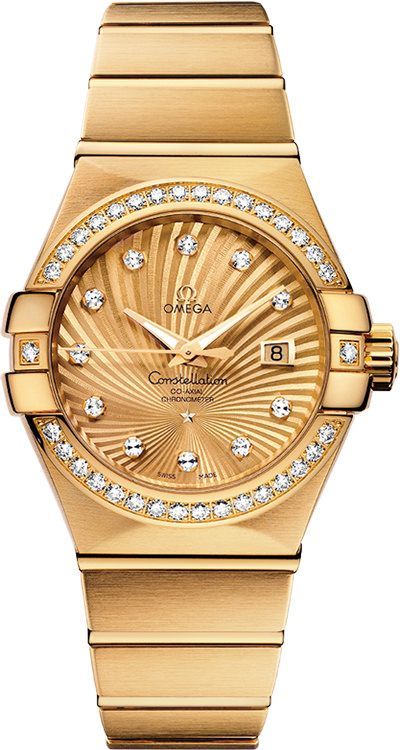 Omega Constellation  Champagne Dial 31 mm Automatic Watch For Women - 1
