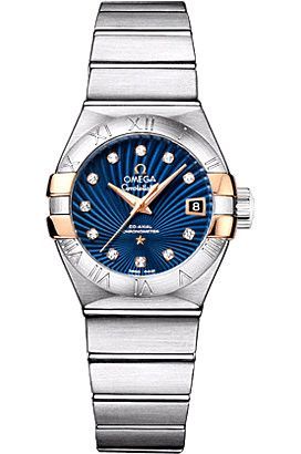 Omega  27 mm Watch in Blue Dial For Women - 1