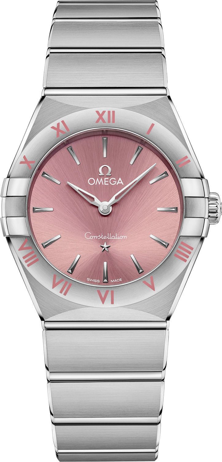 Omega Constellation Constellation Pink Dial 28 mm Quartz Watch For Women - 1
